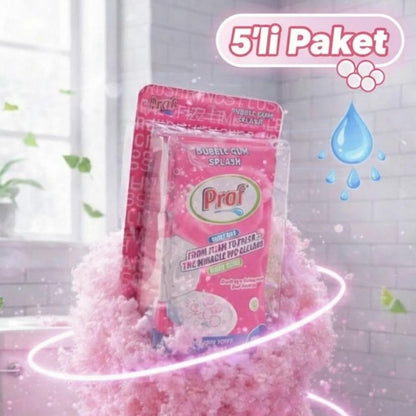 Praf Klozet Temizleyici 5'li paket Bubble Gum Splash – Güçlü Temizlik & Kalıcı Ferahlık