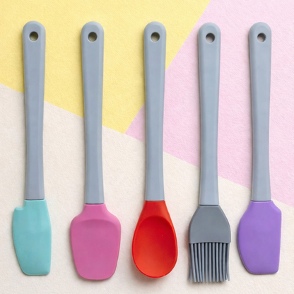 Silikon Spatula Seti - Mini Şef Seti 5'li